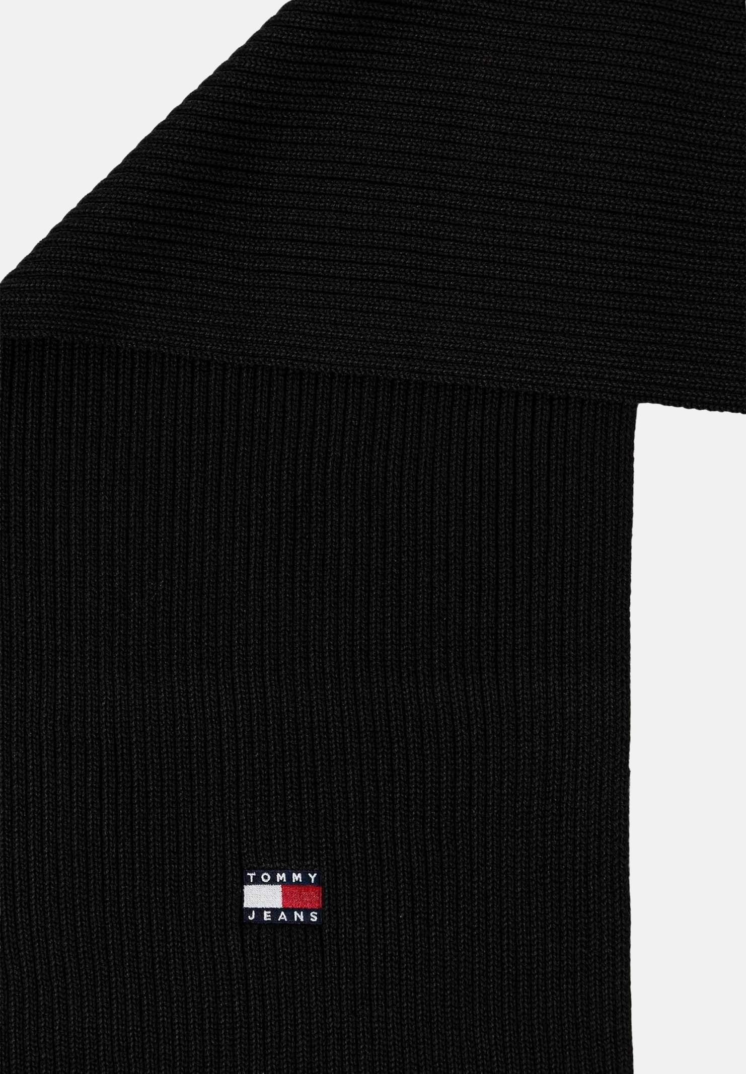 TOMMY JEANS Sciarpa di lana Heritage nera per uomo e donna AM0AM13683 BDS TOMMY JEANS 