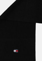TOMMY JEANS Sciarpa di lana Heritage nera per uomo e donna AM0AM13683 BDS TOMMY JEANS 