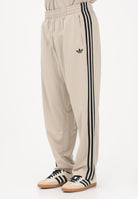 ADIDAS ORIGINALS Pantalone sportivo Firebird beige e nero da uomo KE6679 . ADIDAS ORIGINALS 