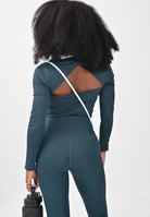 PUMA Top sportivo a maniche lunghe Terrains verde da donna 527490 75 PUMA 