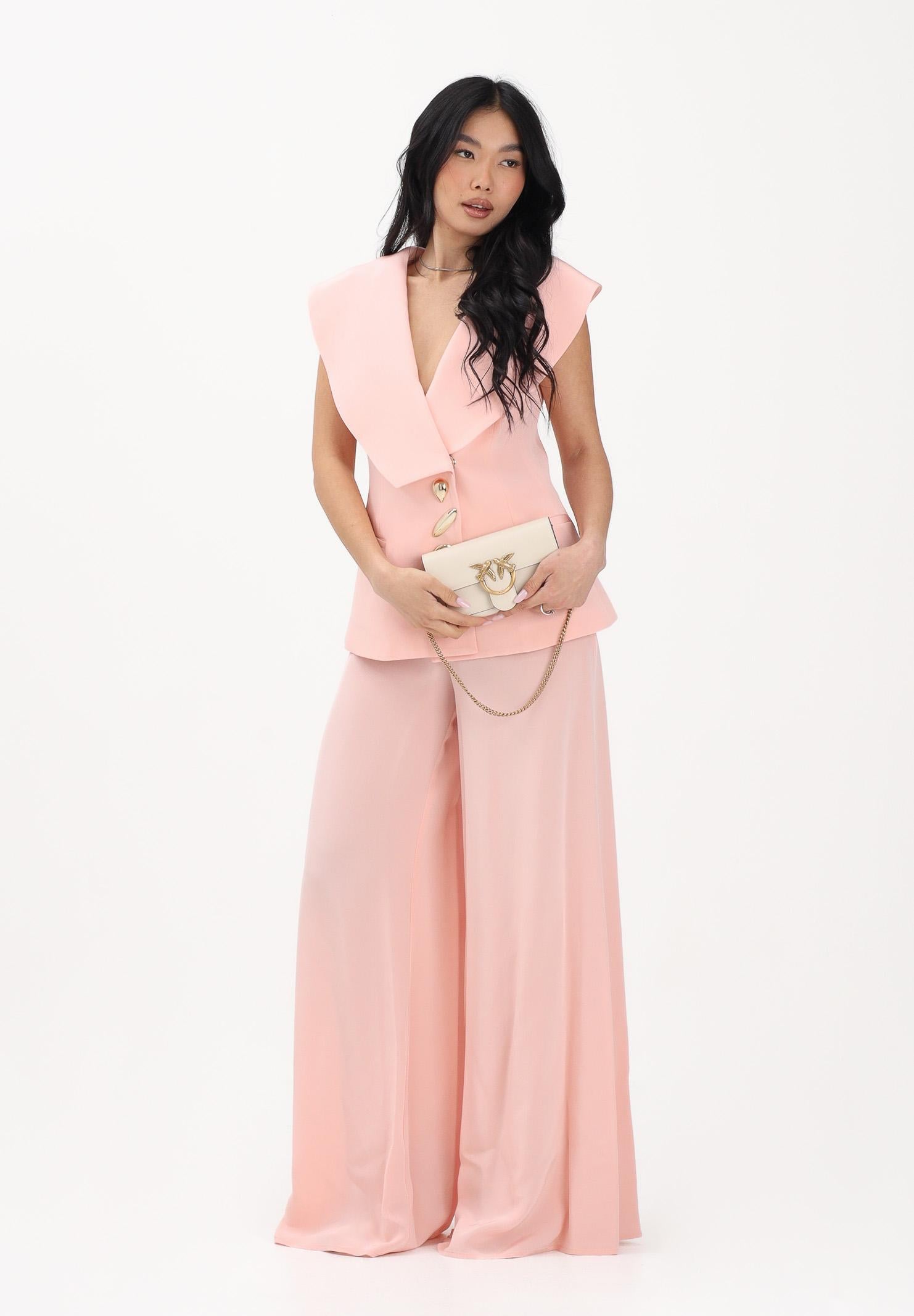 SIMONA CORSELLINI Pantalone elegante rosa da donna P26CPPA02901 V0697 SIMONA CORSELLINI 