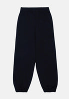 Pantalone sportivo nero per donna e bambina con stampa a contrasto M01219M00RE 0M900 MARNI 