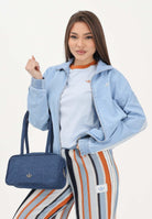 ADIDAS ORIGINALS Giacca SUMMER GLOW LIGHT DENIM FIREBIRD in denim chiaro da donna KW8757 . ADIDAS ORIGINALS 