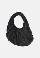 TWENTY FOURHAITCH Borsa a mano nera da donna con strass LB1006262P NE TWENTY FOURHAITCH 