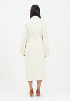 ELISABETTA FRANCHI Cappotto a vestaglia in panno panna da donna CP68D56E2 DZ9 ELISABETTA FRANCHI 