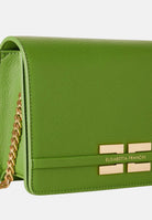 ELISABETTA FRANCHI Pochette verde da donna con logo BS39A61E2 EV3 ELISABETTA FRANCHI 
