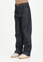N21 Jeans in denim scuro per donna, ragazzi e bambini con impunture a contrasto N2108MN0438 0N01 N21 