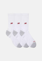 NEW BALANCE Calzini (3paia) Active Premium bianchi per uomo e donna AC98743WT . NEW BALANCE 