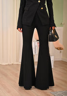 PINKO Pantalone flare-fit nero da donna 105705A24C Z99 PINKO 