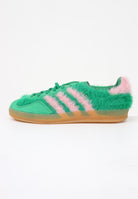 ADIDAS ORIGINALS Sneakers Gazelle Indoor Fur Tan verdi da donna JP8342  ADIDAS ORIGINALS 
