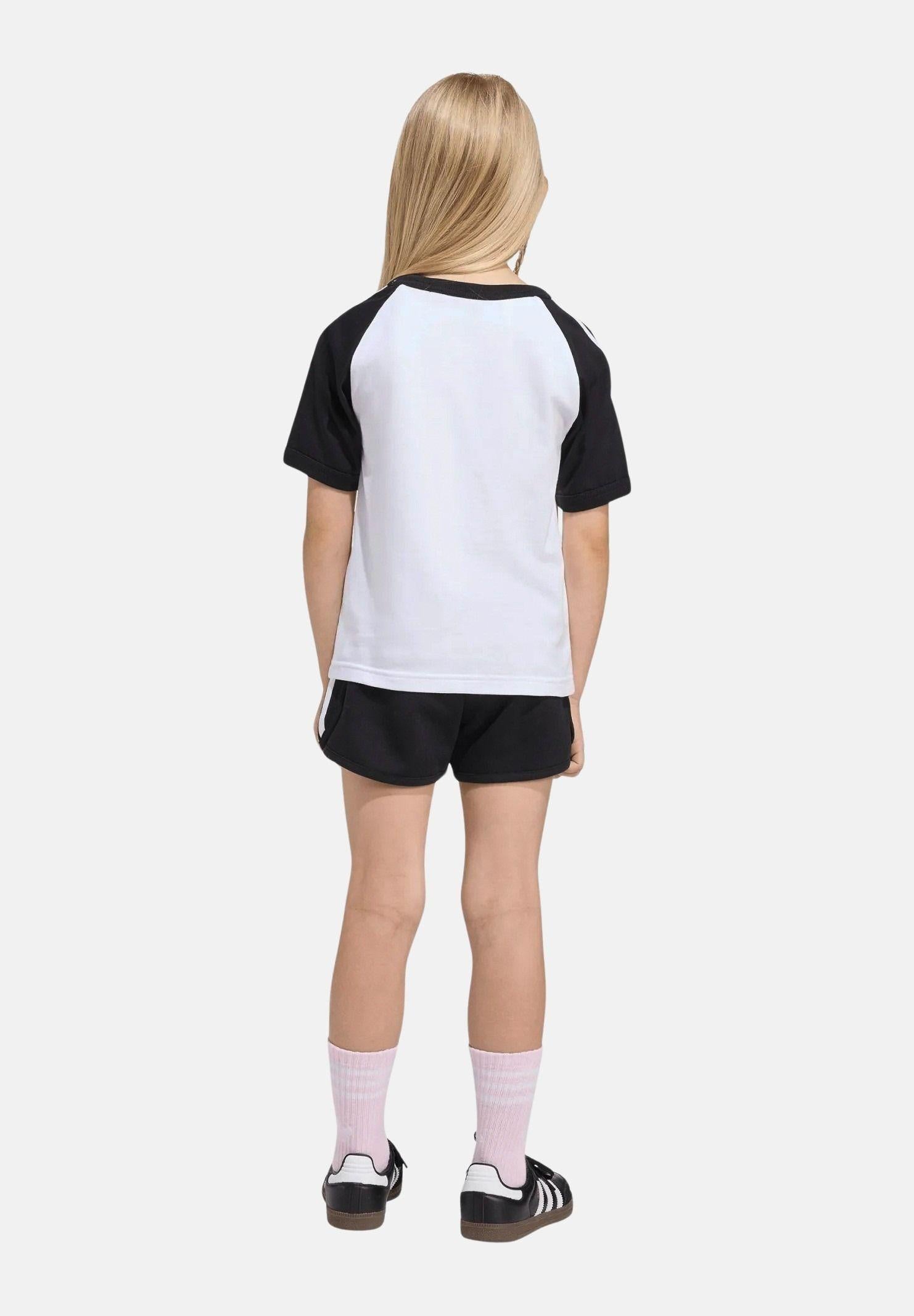 ADIDAS ORIGINALS Completino Sprinter bianco e nero per bambino e bambina KD5777 . ADIDAS ORIGINALS 