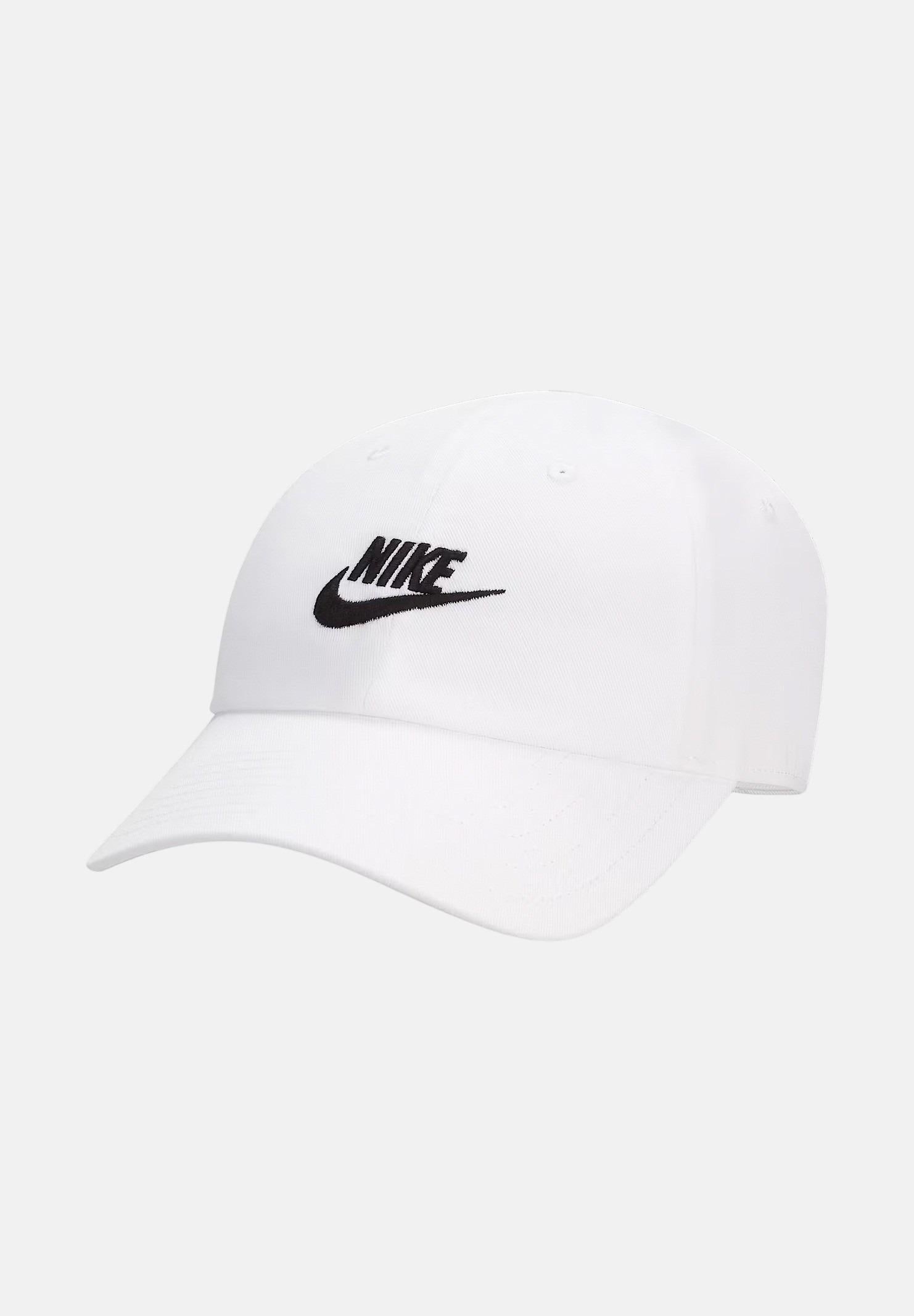 NIKE Cappello con visiera bianco per uomo e donna con ricamo swoosh 913011 100 NIKE 