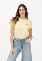 LEVI'S T-shirt a manica corta Perfect gialla da donna 39185-0401 . LEVI'S® 