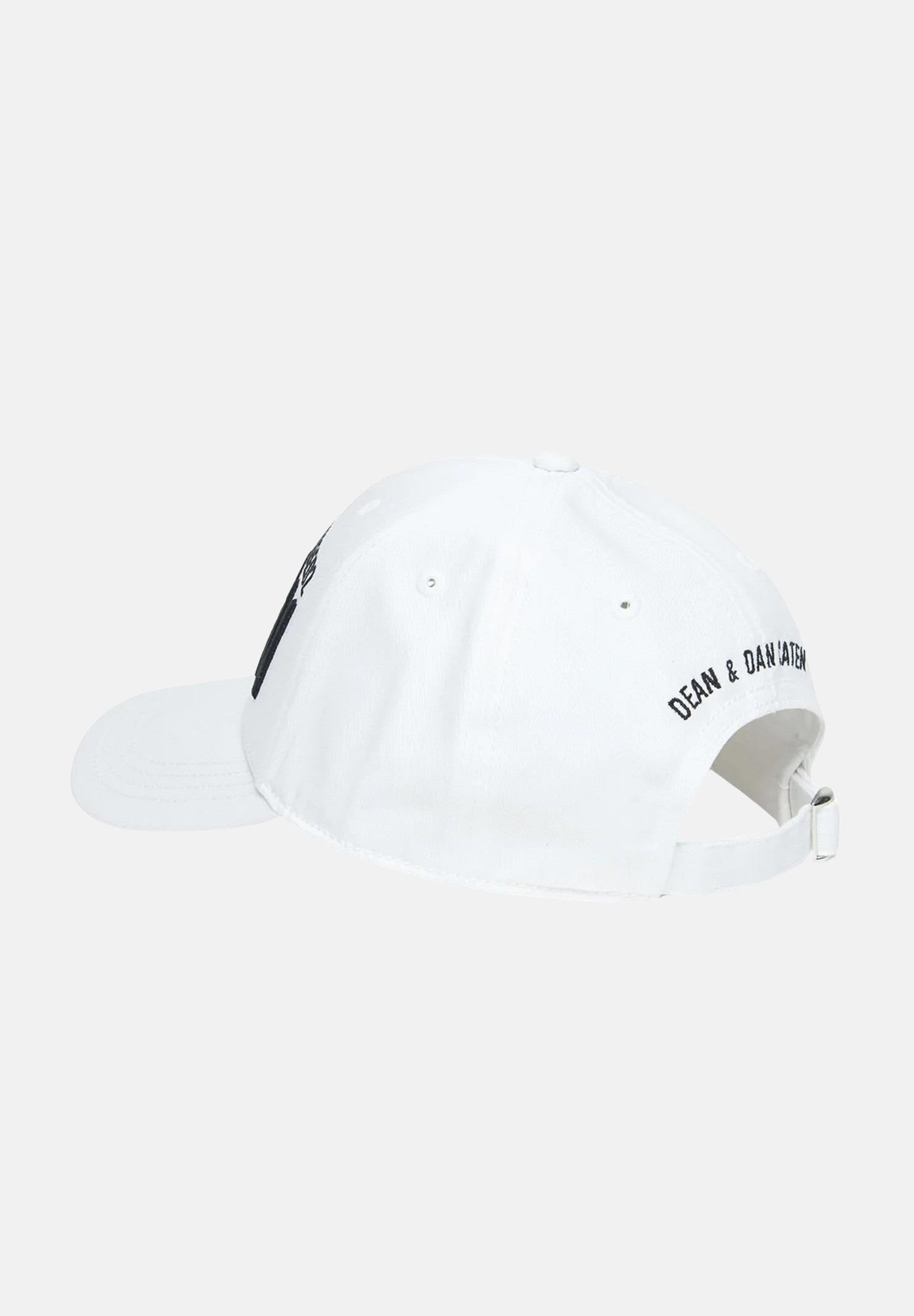 DSQUARED2 Cappello con visiera D2 Icon bianco per uomo e donna DQ04IBD00I8 DQ100 DSQUARED2 