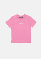 DSQUARED2 T-shirt rosa da neonato con stampa logo DQ2853D004G DQ321 DSQUARED2 