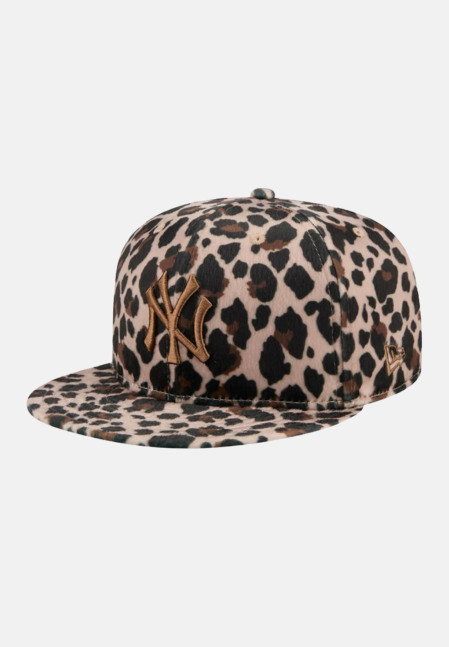 NEW ERA Cappello con visiera Animal Print 59Fifty New York Yankees beige per uomo e donna 60844108 . NEW ERA 