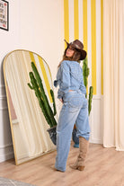 DIESEL Jeans 2001 D-Macro-J in denim chiaro per donna, ragazze e bambine J01923KXBNK K01 DIESEL 