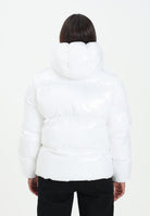 DSQUARED2 Piumino bianco per donna, ragazzi e bambini con logo Maple Leaf DQ3042D0ADY DQ100 DSQUARED2 