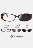 OS SUNGLASSES Occhiali da sole tartarugati da donna modello Victoria Photochromic OS2061 C02 OS SUNGLASSES 