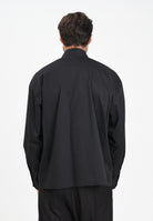 I'M BRIAN Camicia a manica lunga nera da uomo con tasca CA3422 009 I'M BRIAN 