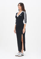 ADIDAS ORIGINALS Abito lungo adicolor Classics 3-Stripes nero da donna IK0439  ADIDAS ORIGINALS 