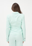 PATRIZIA PEPE Giacca verde menta da donna con chiusura wrap e cintura 2S1563A411 G632 PATRIZIA PEPE 