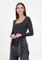 ONLY T-shirt a manica lunga nera da donna 15302647 Black ONLY 