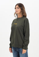 DSQUARED2 Felpa girocollo verde per donna, ragazzi e bambini con stampa logo DQ2739D0094 DQ518 DSQUARED2 