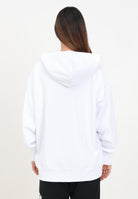 Felpa con cappuccio bianca per donna e bambina con stampa Icon DQ2664D003G DQ100 DSQUARED2 