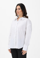 JDY Camicia a manica lunga bianca da donna con sottili righe verticali 15359455 WISI JDY 