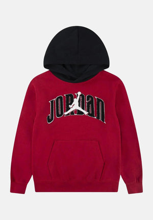 JORDAN Felpa con cappuccio GAMETIME rossa da bambino 95F209 R78 JORDAN 