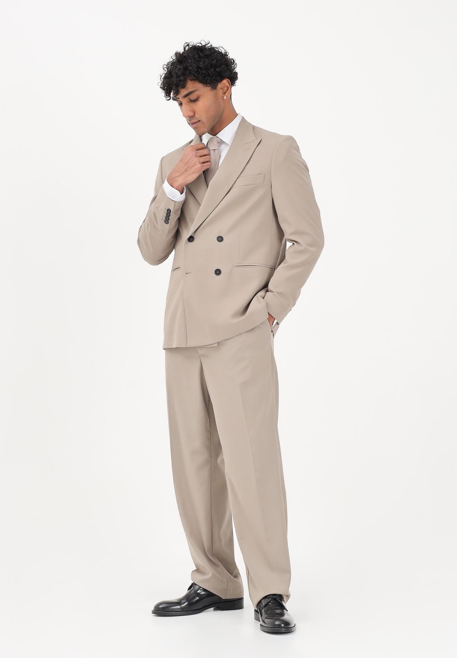 I'M BRIAN Men's Beige Dress Trousers – Pavidas