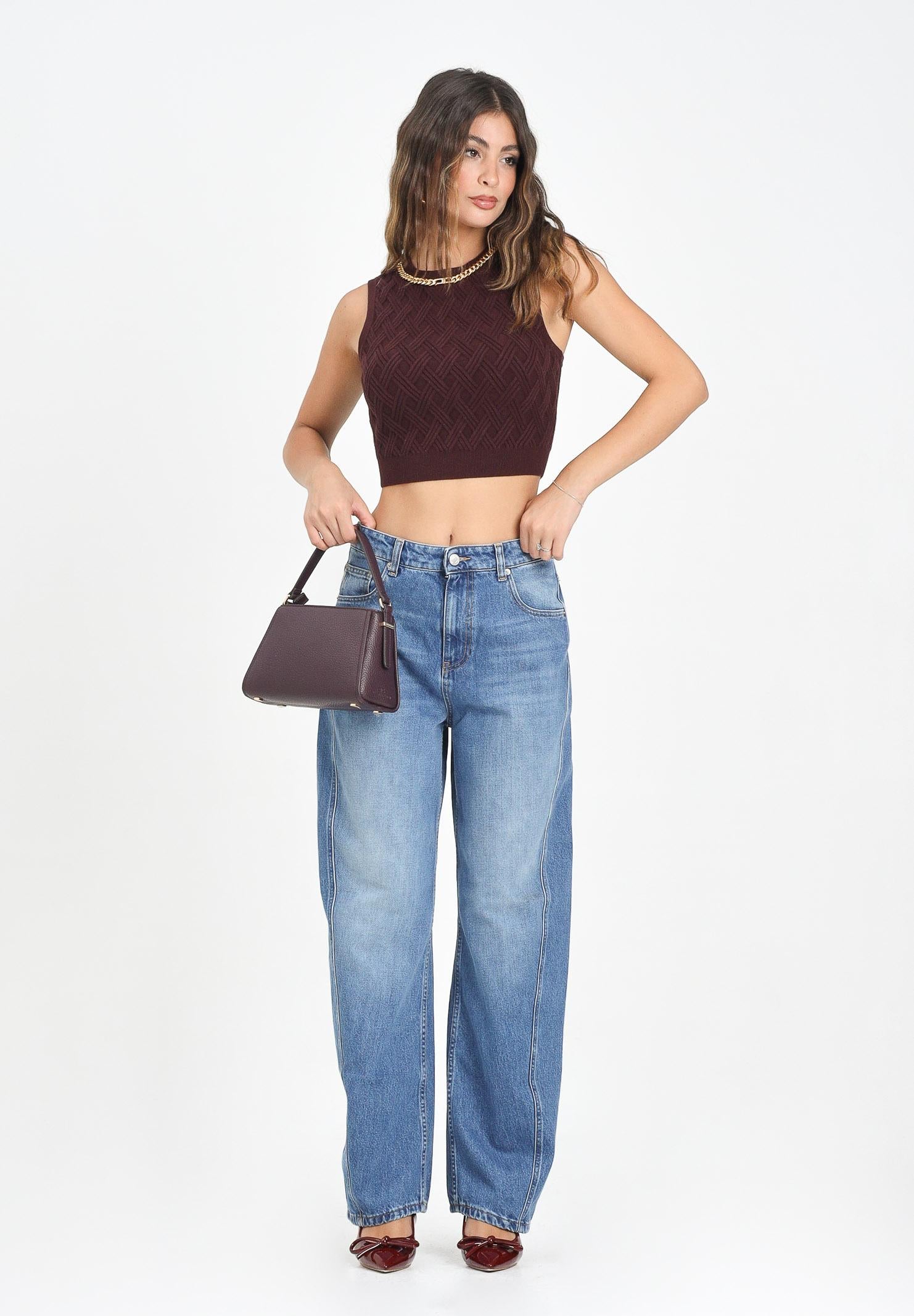 VICOLO Jeans Cornelia in denim chiaro da donna DF5024 VU VICOLO 