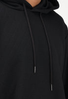 ARMANI EXCHANGE Felpa con cappuccio nera da uomo con texture jacquard XM002344AF21862 UC001 ARMANI EXCHANGE 