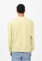 CALVIN KLEIN JEANS Felpa girocollo lime da uomo LV04RC296G2EZ . CALVIN KLEIN JEANS 