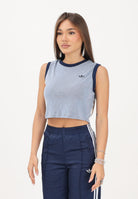 ADIDAS ORIGINALS top HEATHER Tank Top Night Indigo / Blue Dawn azzurro e blu navy donna. KS6789 . ADIDAS ORIGINALS 