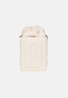 GCDS Borsa a mano panna da donna con logo GCDS in rilievo 3D GCDSD001 10 GCDS 