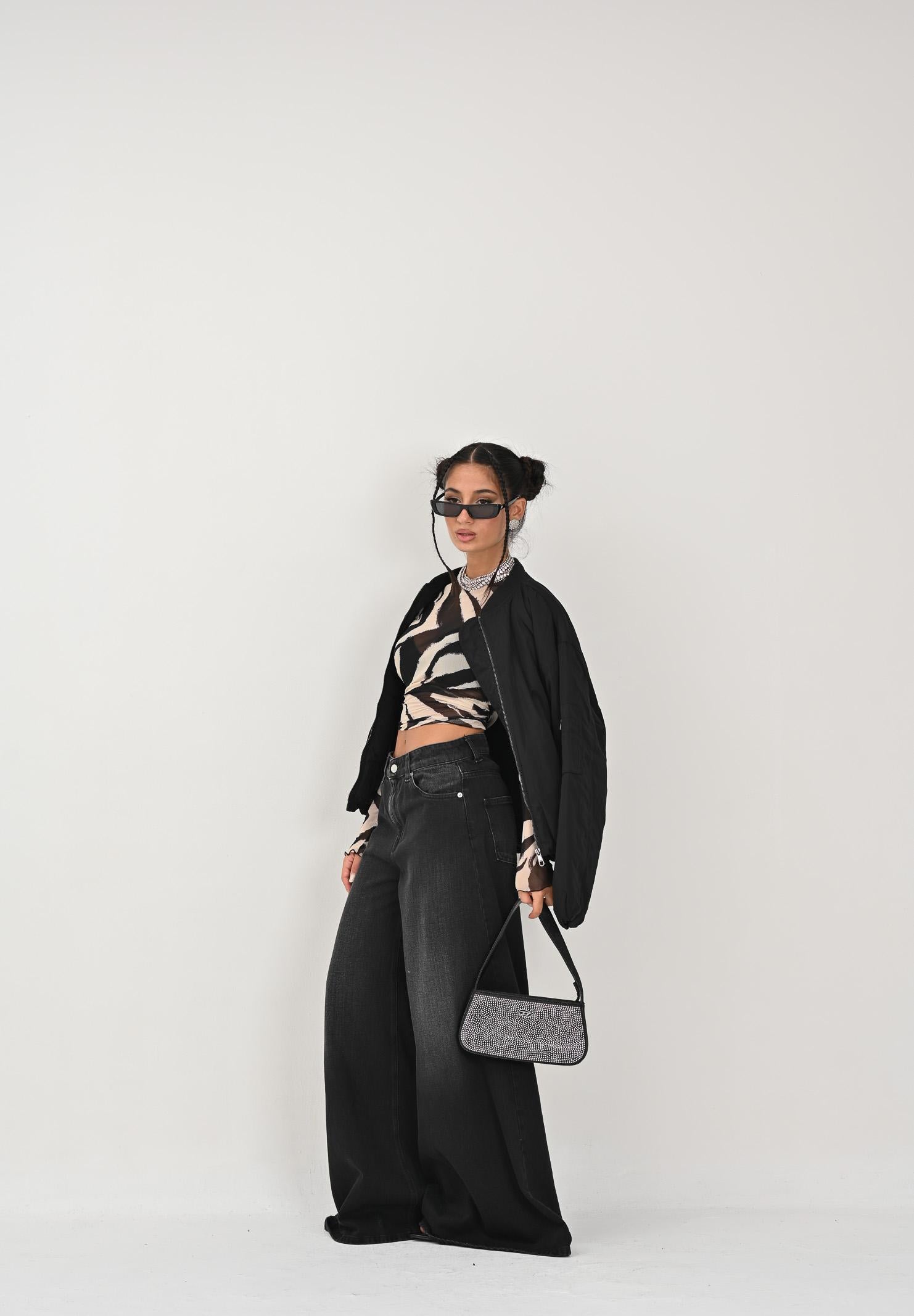 ONLY Bomber nero da donna 15348654 Black ONLY 