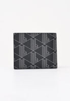 LACOSTE Portafogli The Blend Monogram nero da uomo NH4844 H45 LACOSTE 