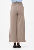 JDY Pantalone marrone da donna a vita alta 15208430 DRBL JDY 