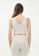 ADIDAS PERFORMANCE Top sportivo Essentials Small Logo Cotton Lifestyle beige da donna JD0561 . ADIDAS PERFORMANCE 