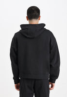 ADIDAS ORIGINALS Felpa con zip Adicolor Spacer Oversized nera da uomo JX1507  ADIDAS ORIGINALS 