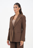 VICOLO Giacca marrone da donna TF0369 FU68 VICOLO 