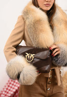 PINKO Borsa a tracolla Classic Love Bag Puff marrone da donna 100038A2JY L74V PINKO 