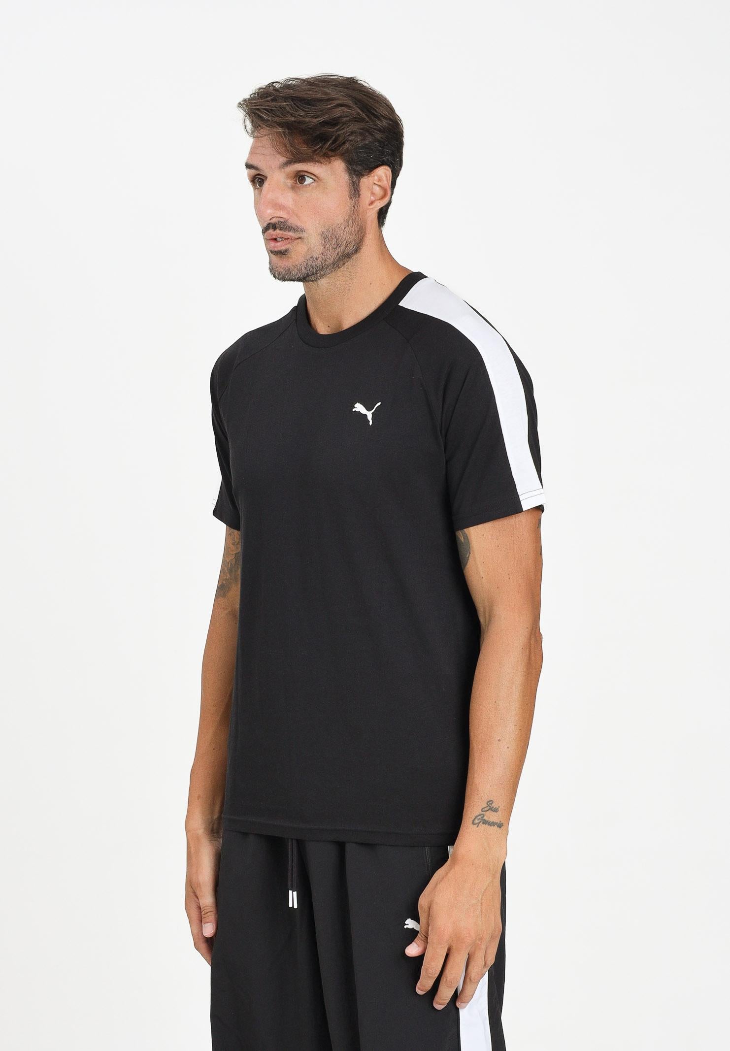 PUMA T-shirt a manica corta T7 nera da uomo 629592 01 PUMA 