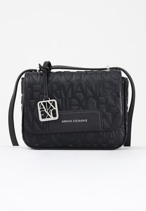 ARMANI EXCHANGE Borsa a tracolla nera da donna con logo XW001577AF15774 UC001 ARMANI EXCHANGE 