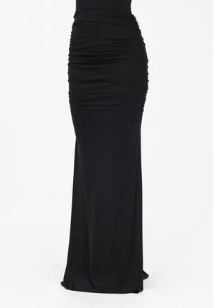 ELISABETTA FRANCHI Gonna lunga nera da donna GO16263E2 110 ELISABETTA FRANCHI 