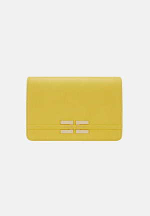 ELISABETTA FRANCHI Pochette gialla da donna con logo BS39A61E2 EV4 ELISABETTA FRANCHI 