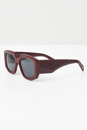 CRISTIAN LEROY Occhiali da sole rosso marmorizzato da donna 25067 04 CRISTIAN LEROY 