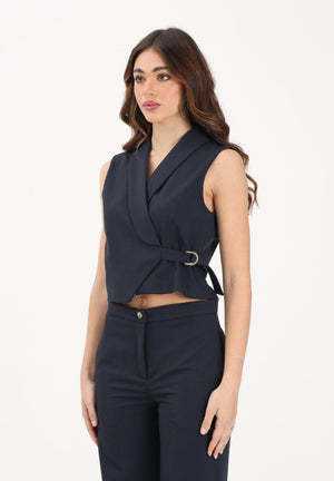 VICOLO Gilet blu da donna TAB0140 A89 VICOLO 